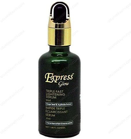 Express Glow Triple Fast Lightening Serum with Grapeseed Oil by Express glow