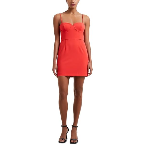 open lace back dress Amazon.com: French Connection Women's Whisper Light Sleeveless Strappy  Stretch Mini Dress Dress, Black Sweatheart, 12 : Clothing, Shoes & Jewelry