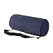 DMI Lumbar Roll Back Support Cushion Pillow - Foam Lumbar Cushion with Cover and Strap, Navy