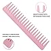 BESTOOL Original Detangler Brush Set, Detangling Brush & Comb for Defining Natural Curly Hair, Detangle Wet or Dry Afro 3a to 4c Texture, with 2 Hair Clips (Pink)