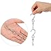 TecUnite 20 Pack Wind Spinner Swivel Hooks Clips for Hanging Wind Spinners Chimes Crystal Twisters Garden Bells Party Supply