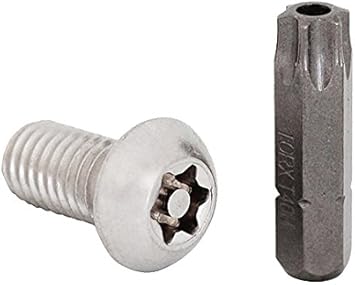 Amazon Com 100pcs Belmetric Button Head Tamper Proof Screws M8x16 Stainlesss Steel Button Head Security Screw Torx 40 With Pin Sbt8x16ss Home Improvement