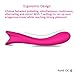 ROWAWA G-spot Vibrator Waterproof Rabbit Vibrator Rechargebale Clitoris Stimulation Best Toy for Women Powerful Wand Massager Pink