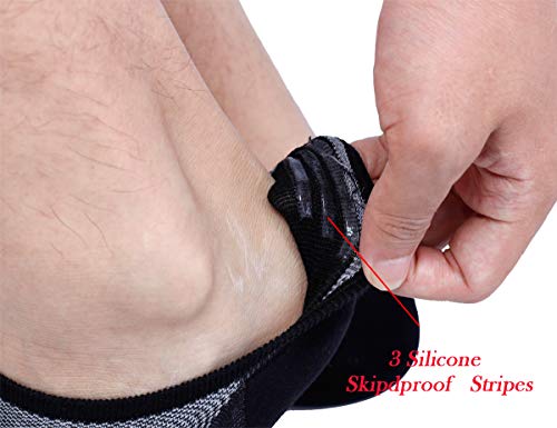image for Jormatt 8 Pairs Men's No Show Socks Sneaker Shoes Mesh Knit Low Cut So