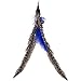 The Giddy Kitty 5 Pack Assorted Cat Feather Toy with Small Bells and Extra Long 33 Inch Wand- Interactive Teaser for Exercising Kitten or Cat