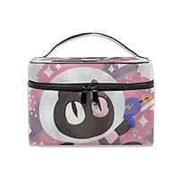 Dkhh Steven Universe Cookie Cat Travel Makeup Bag Cosmetic Cases Organizer Portable Storage Bag for Cosmetics Makeup Brushes Toiletry Travel Accessories
