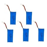 NC® 5x 3.7V 500mAh Lipo Battery For For Hubsan X4 H107 H107L H107C H107D V252 JXD 385 RC Quadcopter