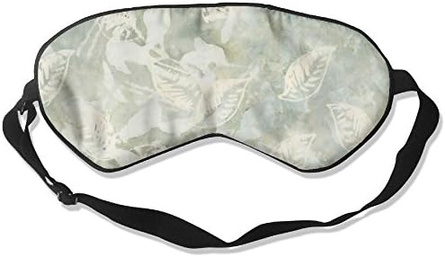 Seasonal Leaves Unisex Super-smooth Eye Mask Natural Silk Sleeping Mask Soft Blindfold Eyeshade Comfortable Eyepatch With Adjustable Head Strap