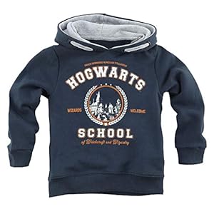 Harry Potter Hogwarts School Trui met capuchon navy Baby’s & ouders, Fan merch, Film, Hogwarts