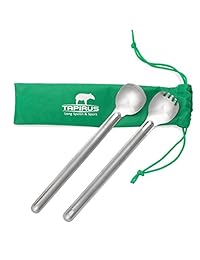 Tapirus cuchara de mango largo y Spork Set   de al