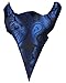 MENDENG Men's Blue Paisley Jacquard Woven Silk Cravat Necktie Scarf Formal Ascot