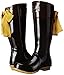 Joules Women's Evedon Rain Boot, Black, 7 M US