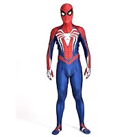 TUJHGF Children Spiderman Cosplay Costume Leotard One Piece Halloween Christmas Party Movie Props,B-110-120cm