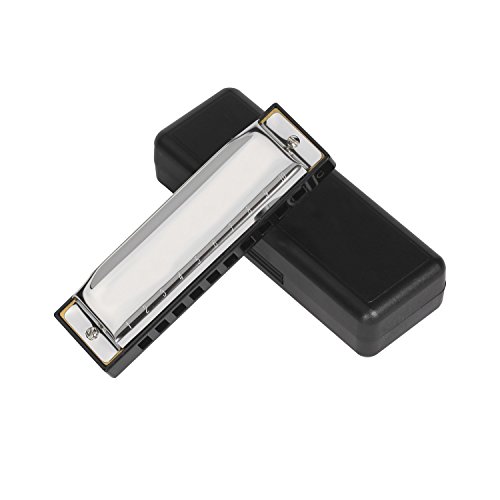 image for HIGO TOY 10 Hole 20 Tones Harmonica Key of C blues, folk and pop Best 