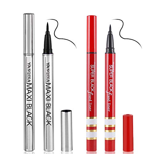 2021 Personality Women Eye Liner Eyeliner Quick Waterproof Charm Make Up Eyeliner Pen 3ml (Red)