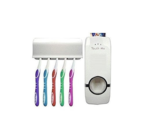Polymer Wall Mount Automatic Toothpaste Dispenser - Toothpaste Squeezer for Shower Bathroom