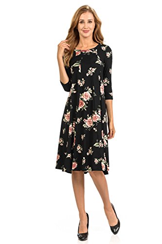 Pastel by vivienne women s a-line trapeze midi dress la…