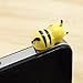 ZOEAST(TM) Cute Pikachu Stitch Dust Plug 3.5mm Phone Plug Headphone Jack Earphone Cap Ear Cap Plug Charm Compatible with iPhone 5 5S SE 6 6S Plus Ipad 2 3 4 Mini Ipod (Sleeping Pikachu)