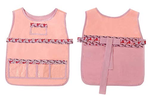 Matissa & Dad Children's Hair Stylist Role Play Costume and accessory Set Kids Girls (Costume Only)