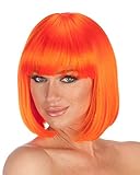 Premium Quality Bob Wig - Orange