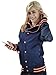 Hoodie Buddie Men's Kersh Letterman Jacket with Mic, Navy, X-Small