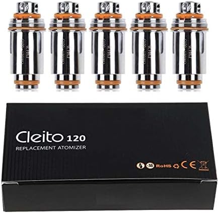 Replacement' C-o'i'ls A's-p-i-r'e C'l-e-i-t'o' 120'|0.16 ohm} 5Pcs