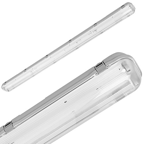 LED Feuchtraumleuchte Wannenleuchte IP65 geeignet für 2X T8 LED G13 150cm Bürolampe