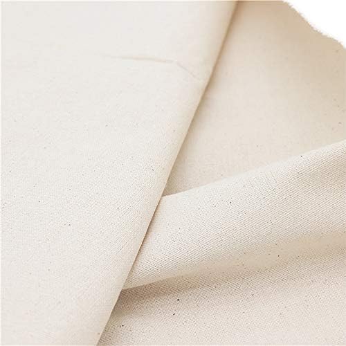 100% Nature Linen Needlework Fabric, Plain Solid Color Linen Fabric Cloth Hemp Jute Fabric Table Cloth Garments Crafts Accessories (Customized Size)