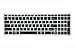 Silicone Laptop Keyboard Skin Cover Protector for ASUS N50 series (Black Semitransparent)