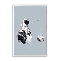 Framed Canvas Wall Art Cartoon Children's Room Canvas Prints Home Artwork Decoration for Living Room,Bedroom - 16x24 inches