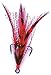 Mustad Ultra Point Dressed Triple Grip Treble Hook (Pack of 2), Black Nickel Hook/Red Grizzly Feathers, Size 4