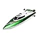 FeiLun FT009 2.4G 4CH High Speed Racing Flipped RC Boat Electric Remote Control Speedboat Water Cooling Motor System 35KMH - Green