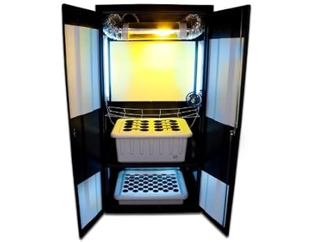 Supercloset Deluxe 600watt Hydroponic Grow Box Cabinet System