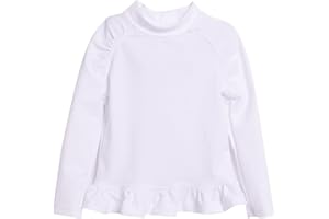 Flap Happy Girls UPF 50+ Ruffle Rash Guard