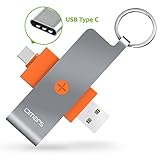USB Type C Card Reader, Omars Super Speed USB 3.1 Portable Card Reader USB C OTG Adapter for Micro SD Card/TF Card Compatible with New MacBook,Chromebook,Google Pixel, Nexus 6P/5X and More