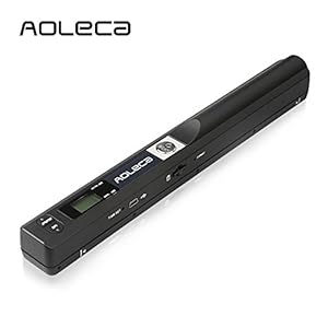 Aoleca ハンディスキャナJPEG PDF OCRスキャナ 名刺 A4 写真種類を簡単データ化