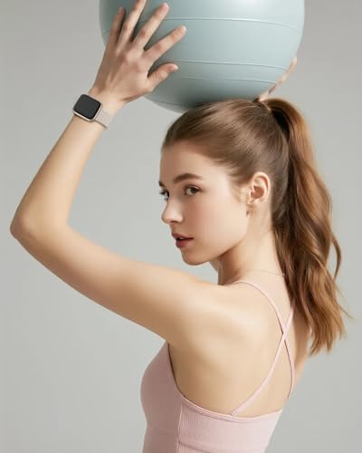 Yoohoo Straps Compatible with Apple Watch 49mm 46mm 45mm 44mm 42mm 41mm 40mm 38mm, Magnetic Nylon Solo Loop for iWatch 11 10 9 8 7 6 5 4 3 2 1 Ultra SE 3 2 1, Elastic Braided Strap