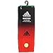 adidas Metro IV Soccer Socks, Black/Red/White, Medium