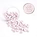 UNIQOOO 180 Pcs Pastel Sakura Pink Box Sealing Wax Beads Nuggets for Wax Seal Stamp, Great for Embellishment of Cards Envelopes, Wedding Invitations, Wine Packages, Gift Wrapping