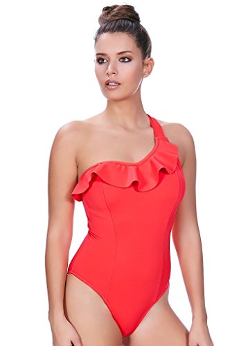 Freya Remix AS3949 Insanely Red UW Sculpt Frilled One Piece Swimsuit
