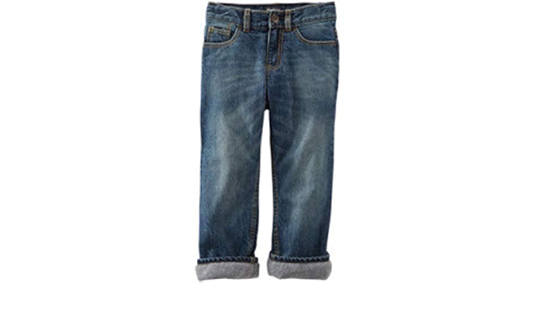 Toddler Boys Fleece-Lined Jeans 