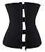 YIANNA Latex Waist Trainer for Women Tummy Control Zipper Underbust Corset Cincher Hourglass Body Shaper