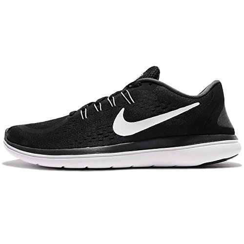 Nike men s flex 2017 rn running shoes black/white/anthr…