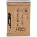 Caremail Rugged Padded Mailer, Side Seam, 10 1/2x14 3/4, Light Brown, 25/Carton