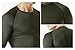 Tesla TM-YUD34-BLK_X-Large Men's Thermal Wintergear Compression Baselayer Long Sleeve Top YUD34