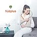 hueplus HPM-100 Shiatsu Neck & Shoulder Massager with Heat - 3D Tension Technology Pain Relief Treatment Best for Muscle Knots and Sore Muscles at Home Office Deep Kneading Soothing Therapy Portable