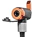 Portable Bike Pump with Extendable Hose (For Effortless Pumping) and Bonus Puncture Repair Kit! This Mini Bicycle Pump is Perfect for Presta and Schrader Valves.
