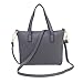 Handbag On Sale,Clearance!AgrinTol Women Fashion Handbag Shoulder Bag Tote Ladies Purse (Gray)