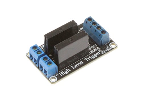 image for NOYITO 2-Channel Solid State Relay Module High-level Trigger DC Contro
