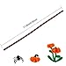 Caydo 320 Pieces Halloween Pipe Cleaners Chenille Stems 6mm x 12inch, Chenille Stems for DIY Art Craft Decorations (Black, Brown, Dark Green, Orange)